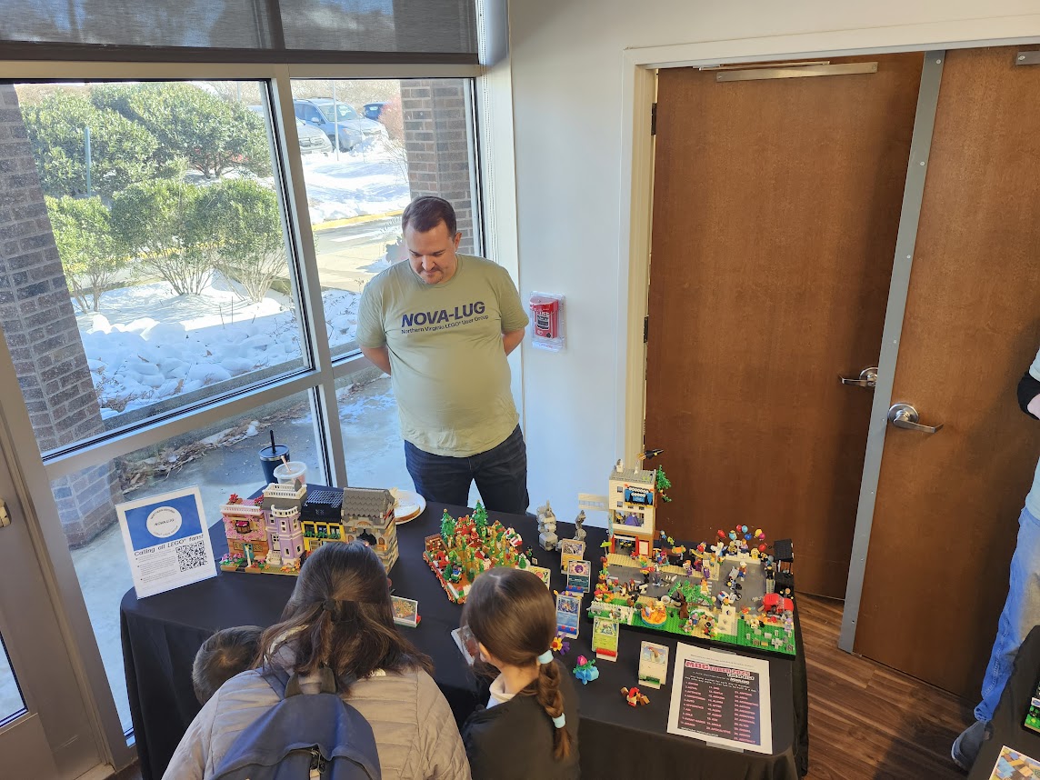 LEGO library display