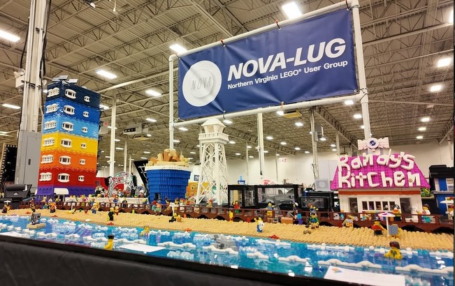 LEGO waterfront display